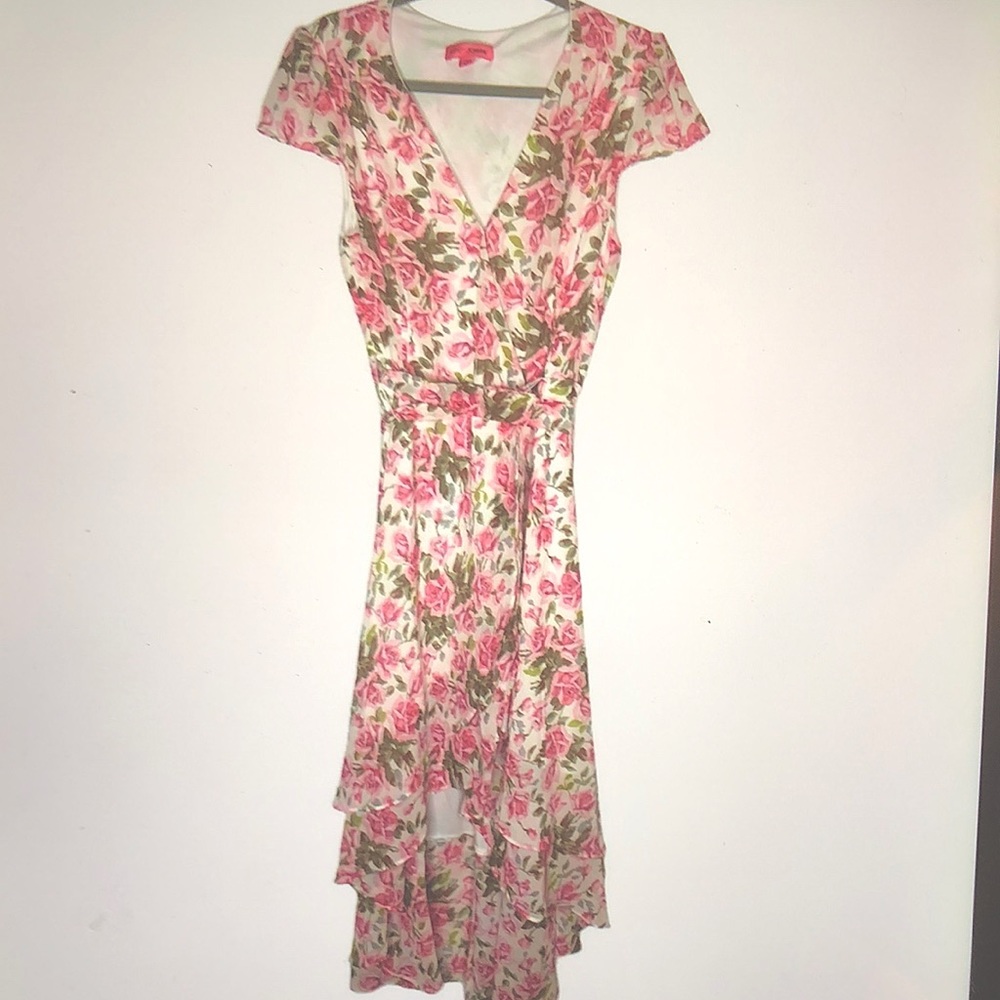 Betsey Johnson Floral Wrap Dress